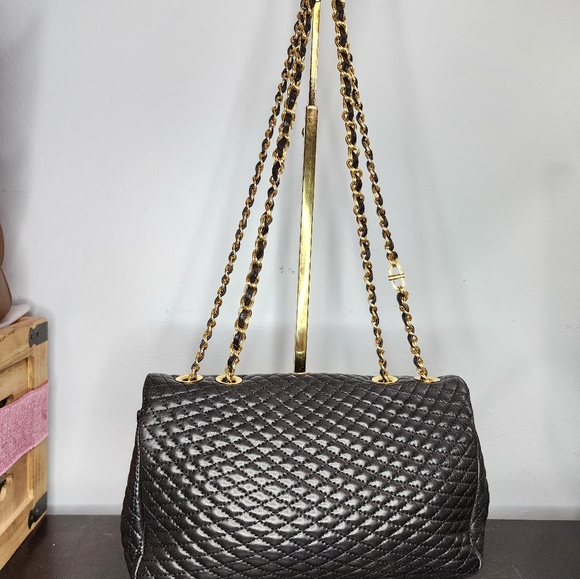 BALLY authentic vintage quilted leather two way shoulder crossbody - Picture 15 of 15